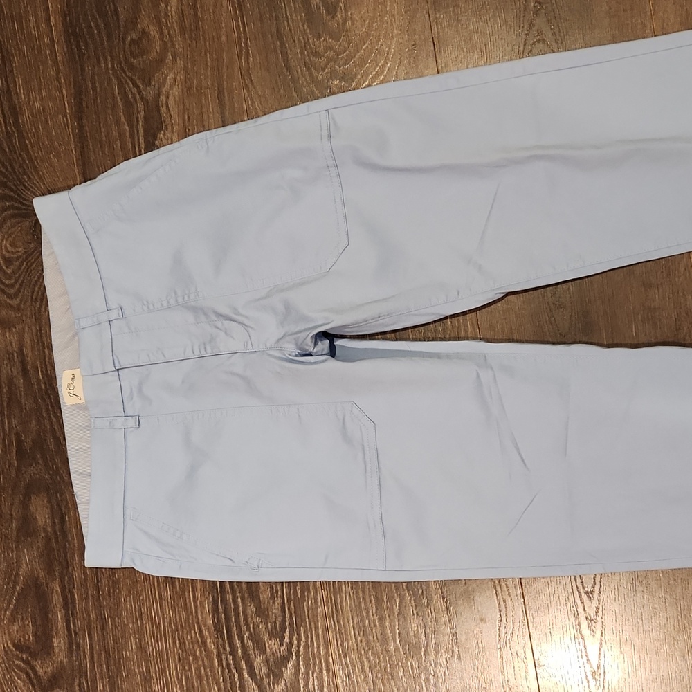 ❤️ J CREW SLIM BOYFRIEND CHINO PANTS, BLUE, 10 (30) - Picture 3 of 10